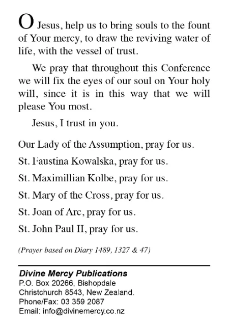 divine mercy prayer